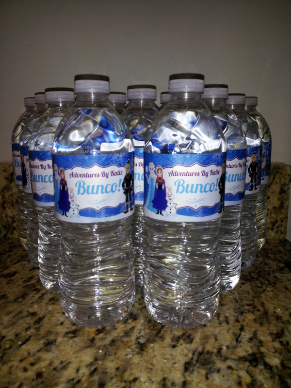 Custom Water Bottle Labels – iCustomLabel