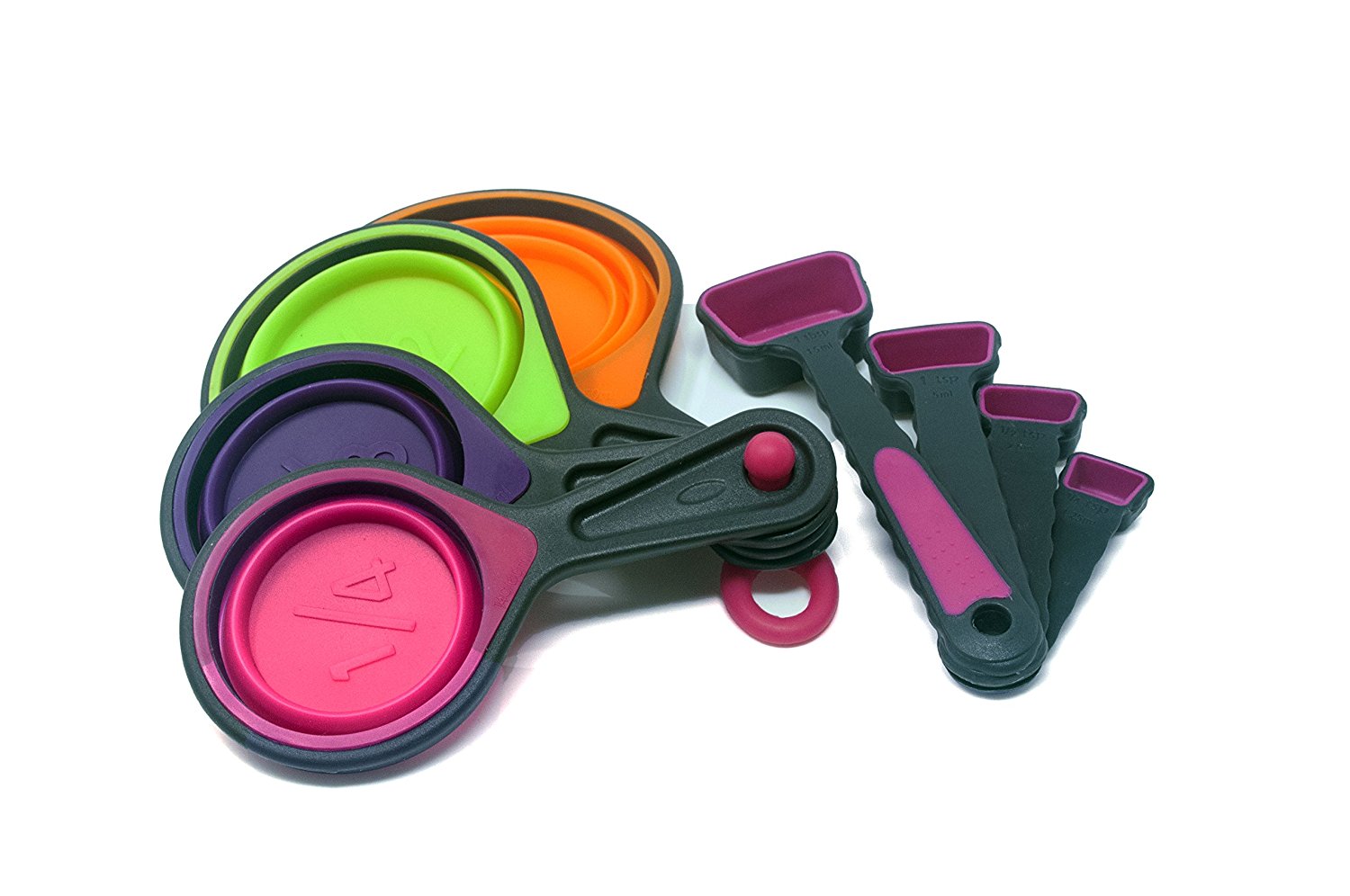 Collapsible Measuring Cups and Spoons