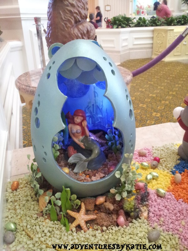 Grand Floridian Easter Egg Display