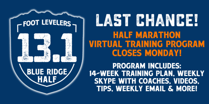 Blue Ridge Half Marathon Virtual Training Program