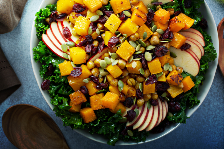 Roasted Squash and Apple Salad